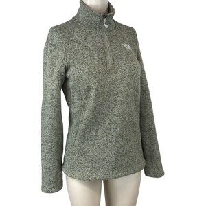 THE NORTH FACE ~ WOMENS SMALL  ~ TAN 1/4 ZIP PULLOVER SWEATER JACKET